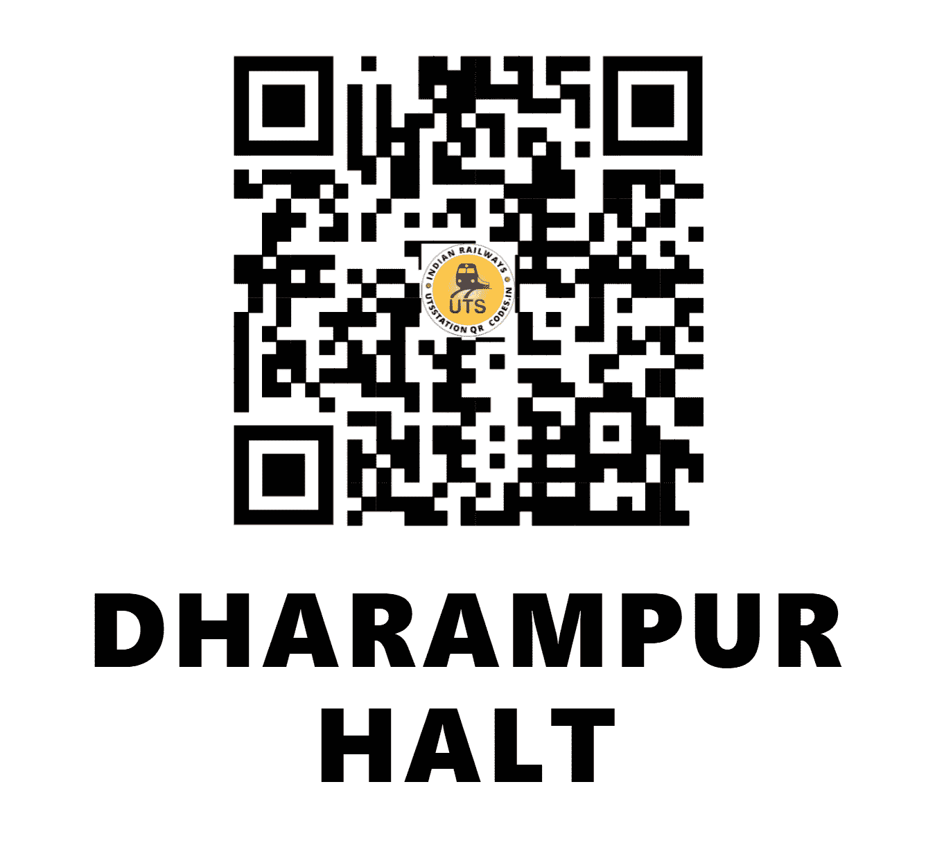 UTS QR Code for DHARAMPUR HALT - DMPR - NR (UTTAR PRADESH)
